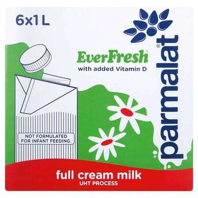 Parmalat Everfresh Longlife Milk 6 x 1L