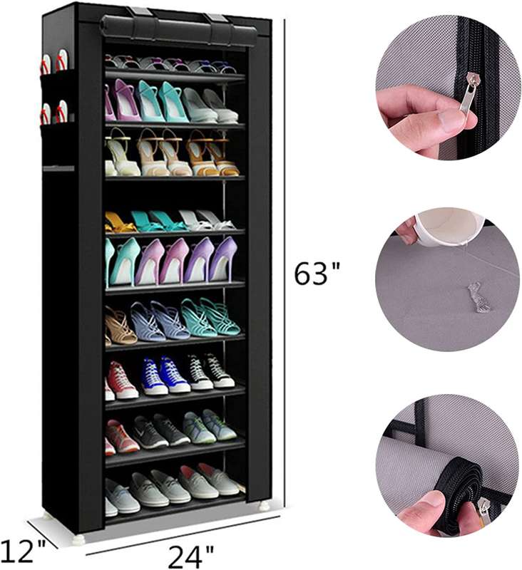 Shoe Rack Organizer 10 Tier Fabric