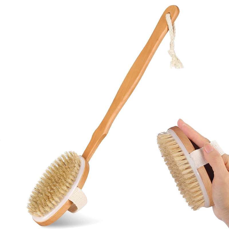 Shower Brush for Body Cellulite and Lymphatic, Exfoliating Body Scrub