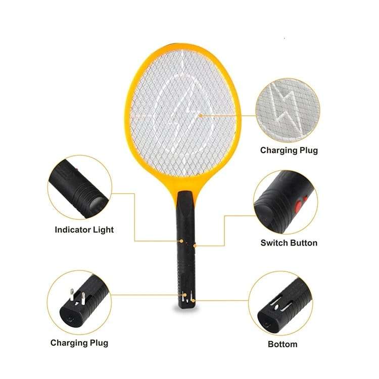 Mosquito Swatter Rechargeable With Built In Light