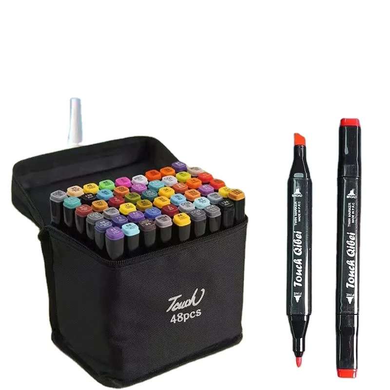 Highlighter Marker Pen Set, Double Sided Alcohol Art Markers  48 Piece