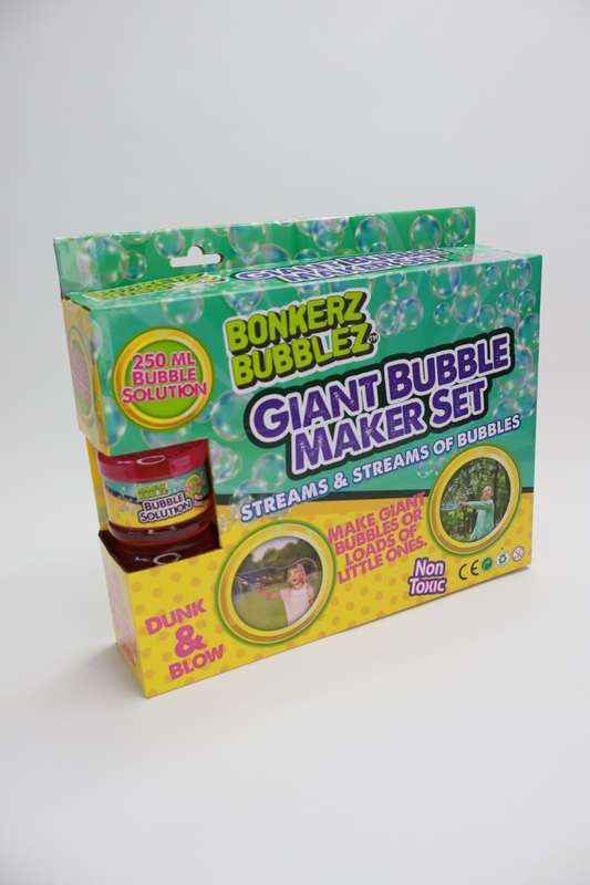 Bonkerz Bubblez Giant Bubble Maker Set 250ml
