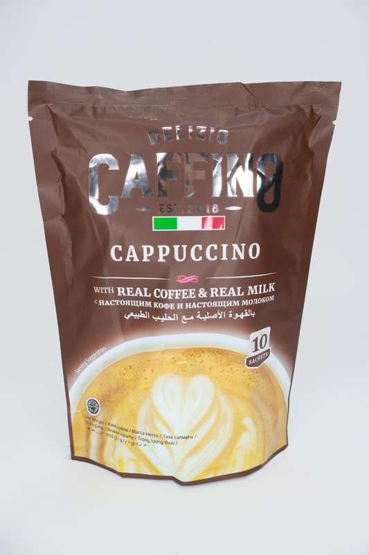 Delizio Caffino Cappuccino 3 in1 Instant Coffee 10 X 20g Sachets Per Pack