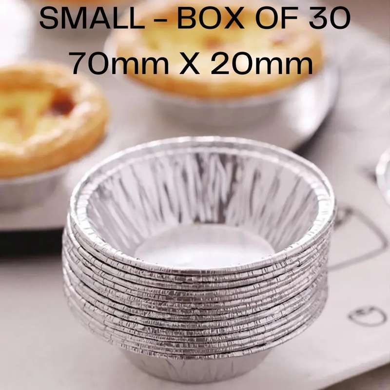 Foil Baking Cups Small Box of 30
