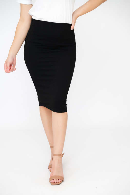 Hattie Knee Length Bodycon Skirt