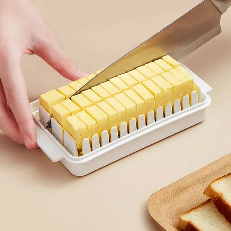 Multipurpose Storage Container For Cutting Cheese And Butter