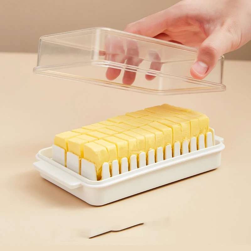 Multipurpose Storage Container For Cutting Cheese And Butter