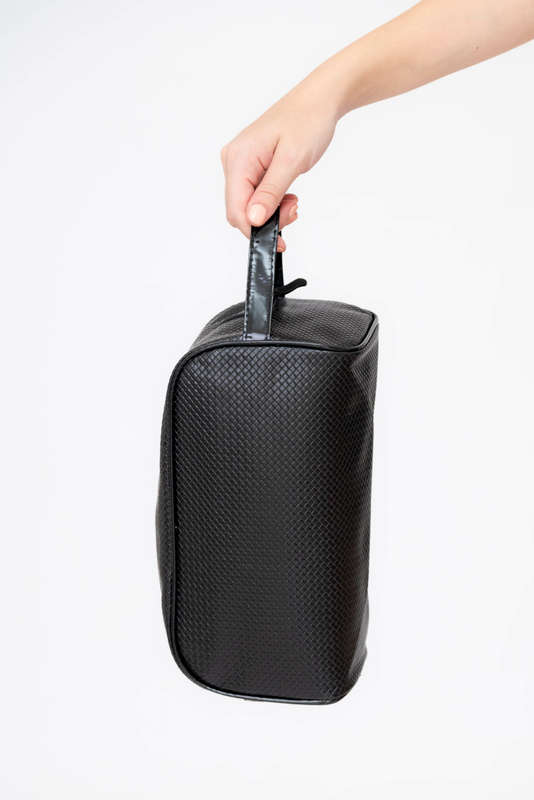 Senza Unisex Toiletry Travel Bag Black