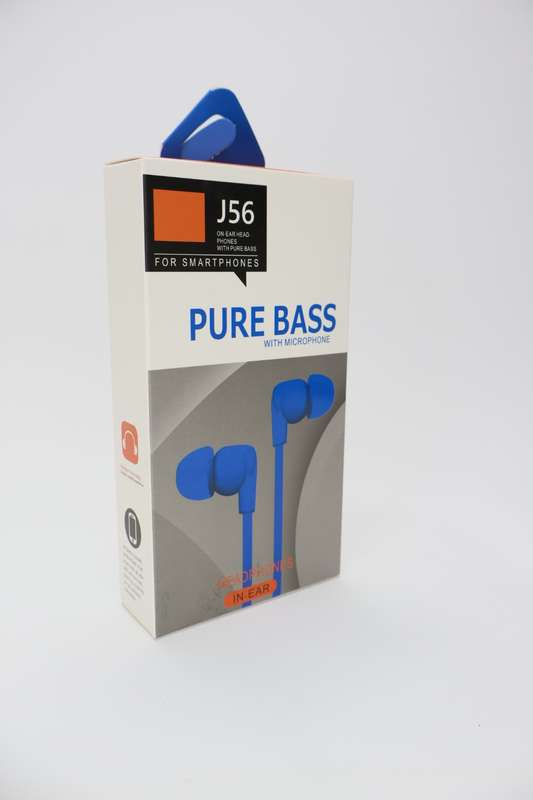 Set Of 3 Pure Bass Funk Wired Earphones With Mic