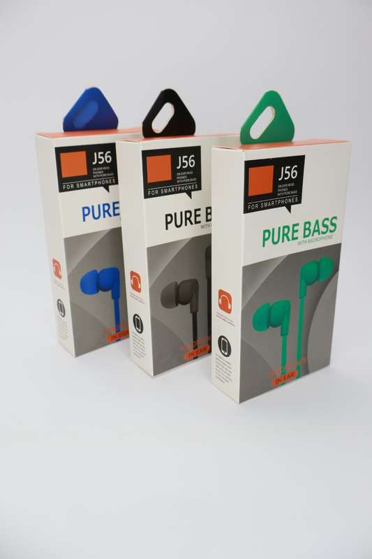 Set Of 3 Pure Bass Funk Wired Earphones With Mic
