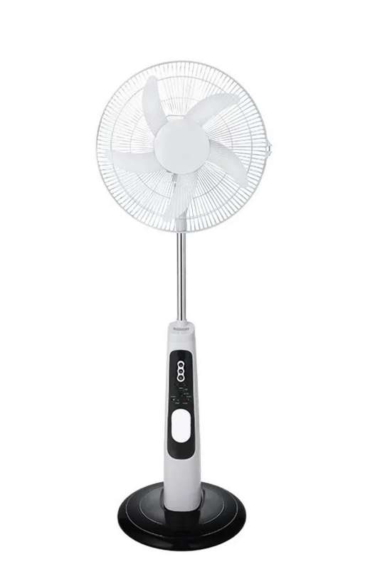 Smart Rechargeable Battery and Electric Remote Controlled Pedestal Fan /light