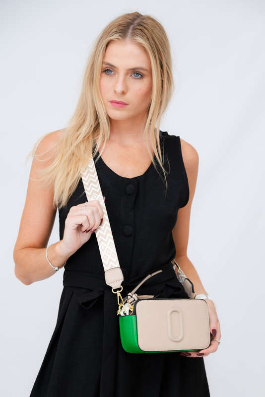 Snapshot Crossbody Sling Clutch Bag With Thick Strap