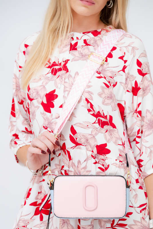 Snapshot Crossbody Sling Clutch Bag With Thick Strap