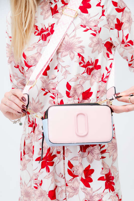 Snapshot Crossbody Sling Clutch Bag With Thick Strap