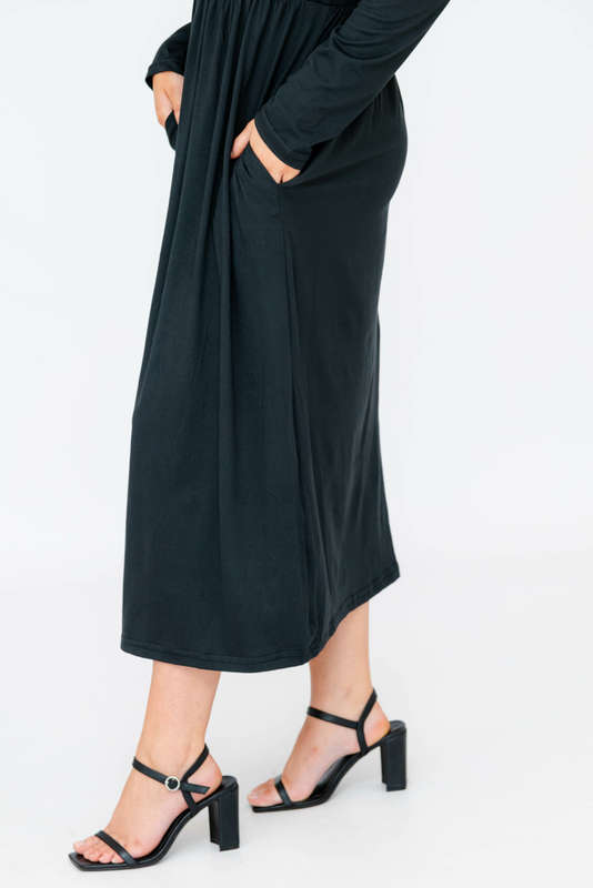 Women's Casual Long Sleeves Maxi Dress