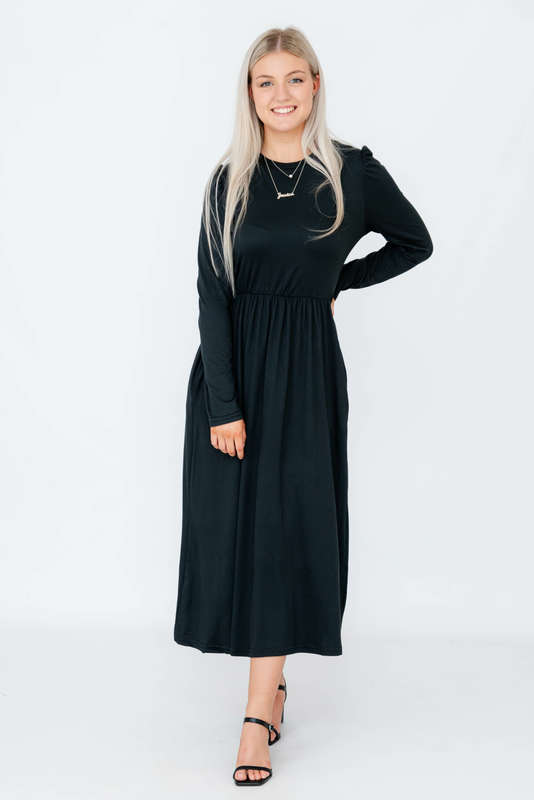 Women's Casual Long Sleeves Maxi Dress