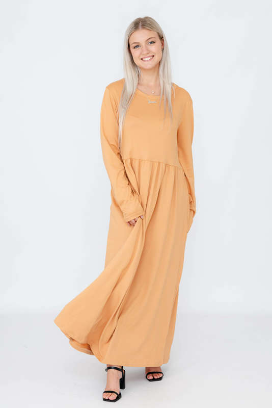 Women's Casual Long Sleeves Maxi Dress