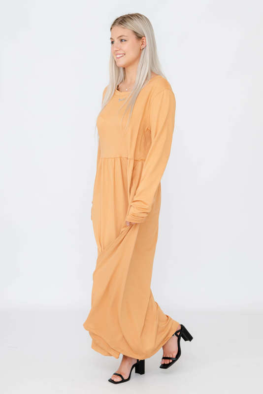 Women's Casual Long Sleeves Maxi Dress
