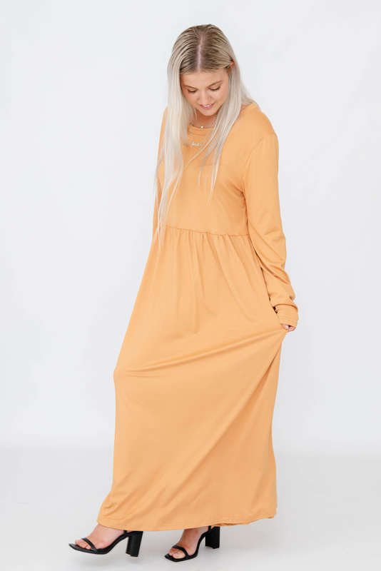 Women's Casual Long Sleeves Maxi Dress