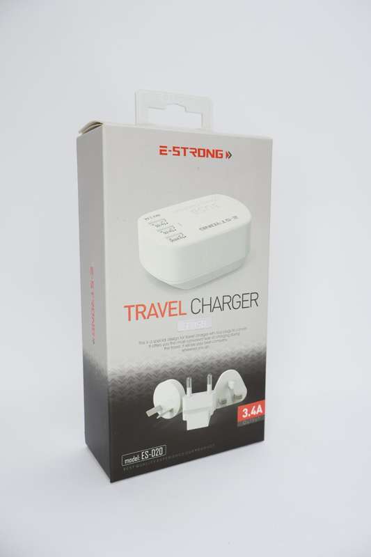 E-Strong 3.4A ES-D20 Travel Charger 3 USB
