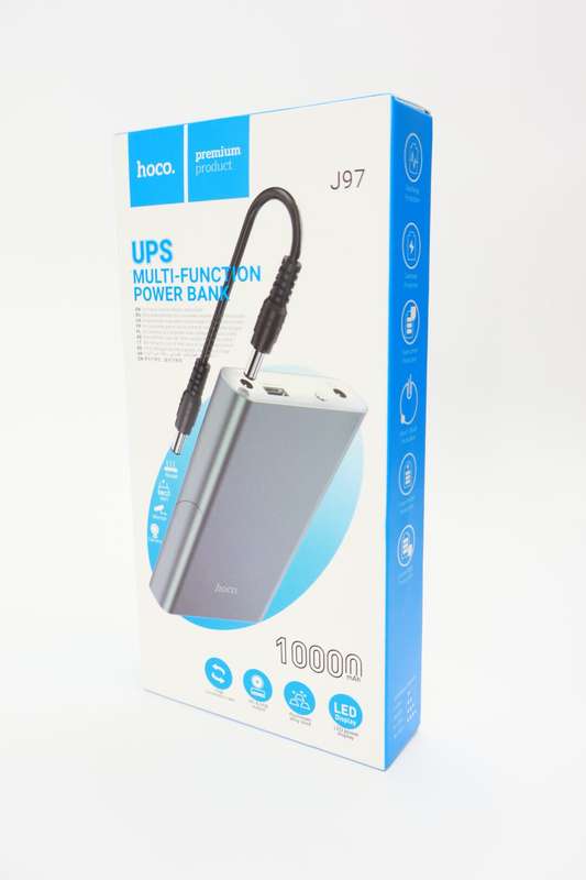 Hoco J97 Portable 12V & 5V Multi-Function Power Bank UPS for Router & Phone