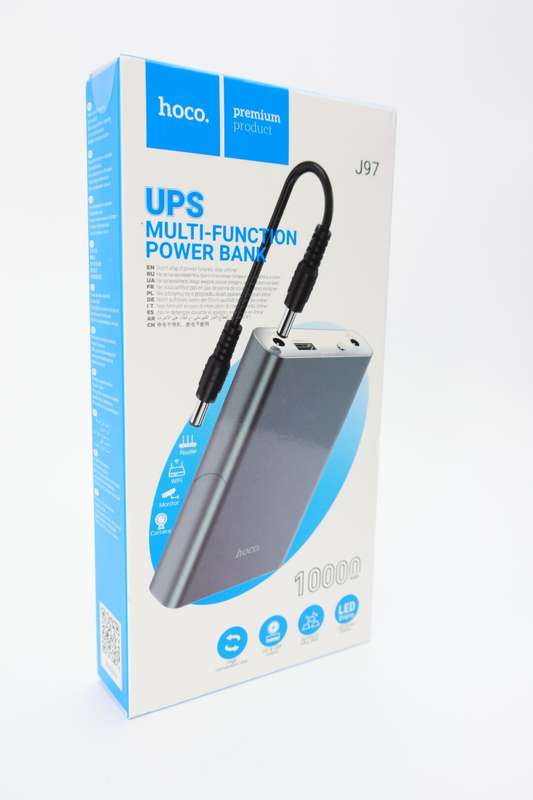 Hoco J97 Portable 12V & 5V Multi-Function Power Bank UPS for Router & Phone