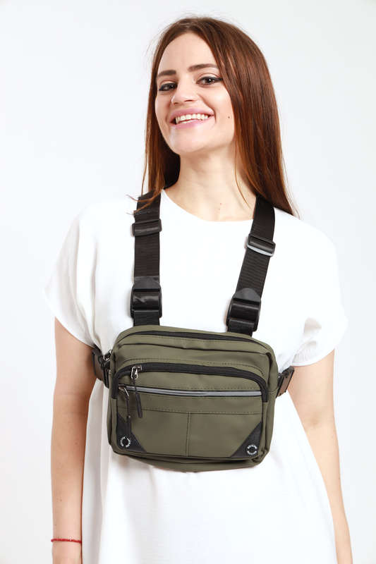 Forever Travel Chest Bag Sling Bag With Multiple Pockets