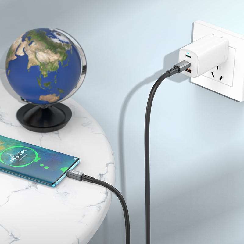 HOCO Type-C to Type-C X85 Strength 60W Charging Data Cable Sync