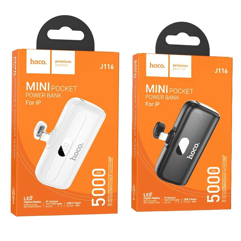 HOCO iPhone Pocket Power Bank 5000mAh