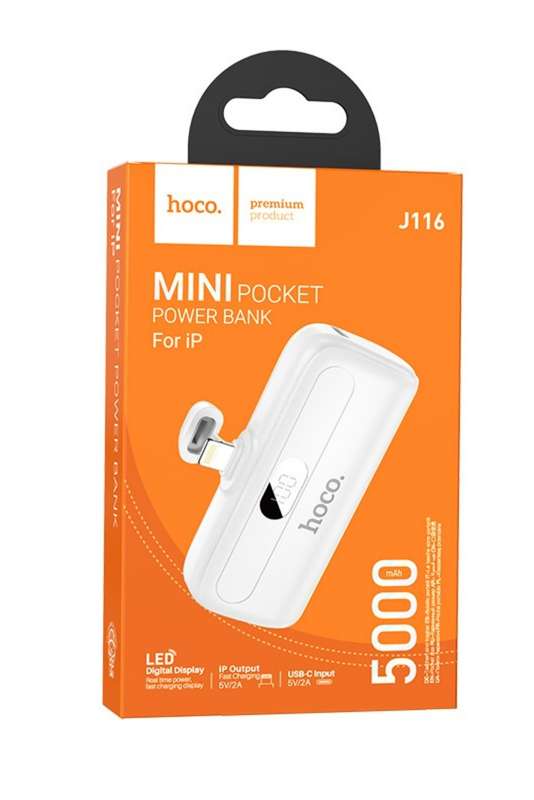HOCO iPhone Pocket Power Bank 5000mAh