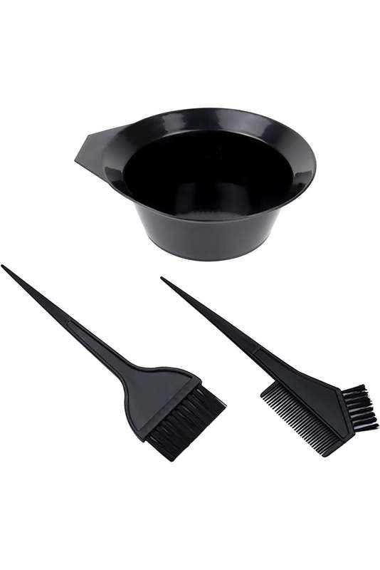 Hair Dye Colouring  Brush and Bowl Set Combo 3 Piece Set