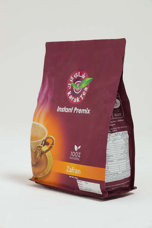 Karak Tea Chai Zafran Saffron Instant Premix 1KG Bag