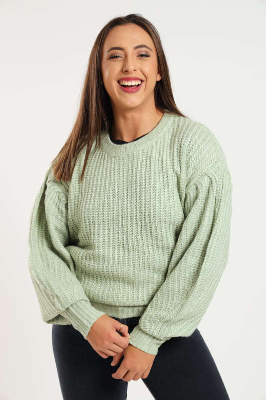 Ladies ZARA Cozy Plush Long Sleeve Pullover Sweater Jersey