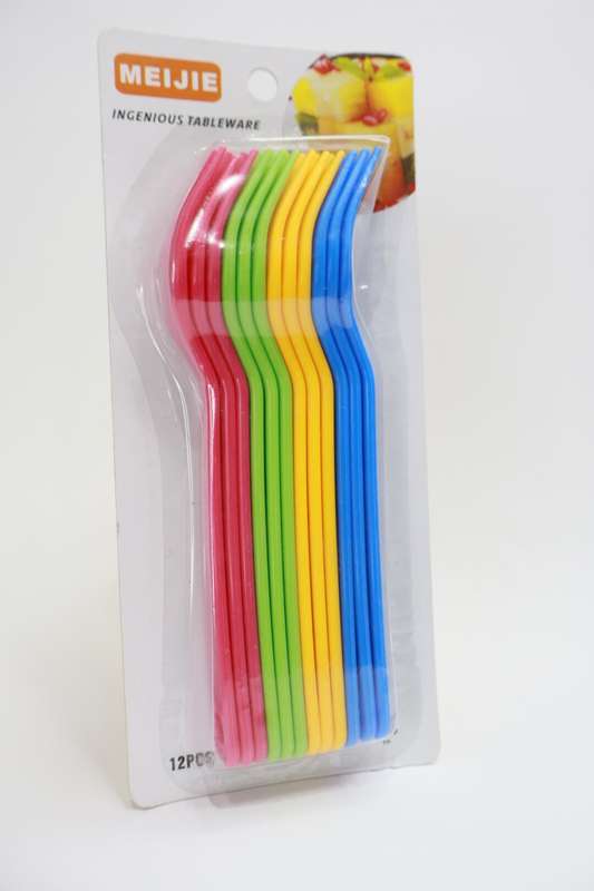 Paint Party Cutlery 12 Plastic Utensils Forks