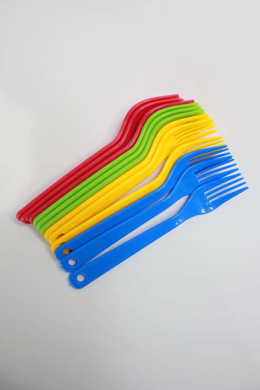 Paint Party Cutlery 12 Plastic Utensils Forks