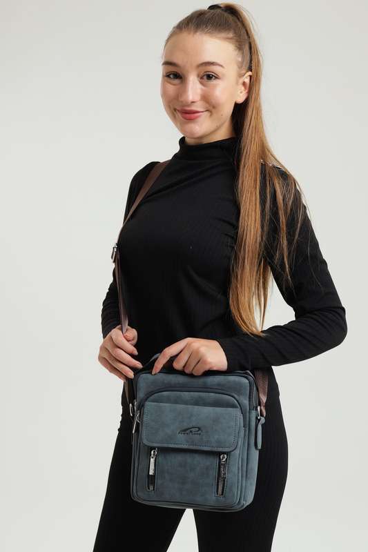 Powerland Luxury Skywalker Unisex Faux Leather Sling Bag