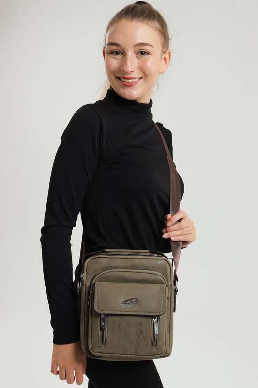 Powerland Luxury Skywalker Unisex Faux Leather Sling Bag