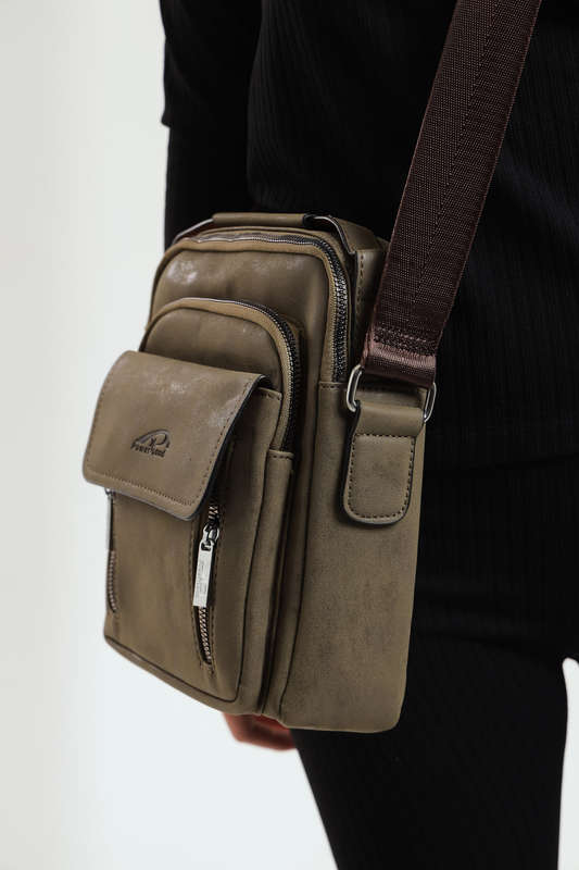 Powerland Luxury Skywalker Unisex Faux Leather Sling Bag