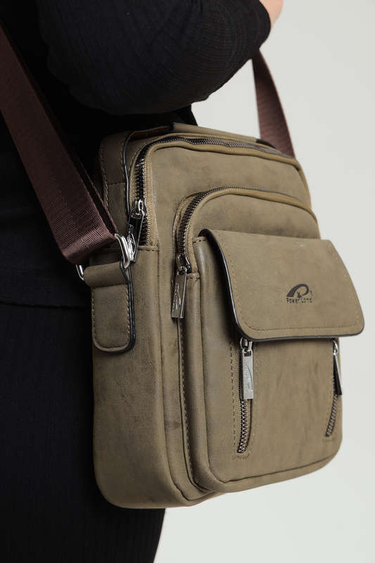Powerland Luxury Skywalker Unisex Faux Leather Sling Bag