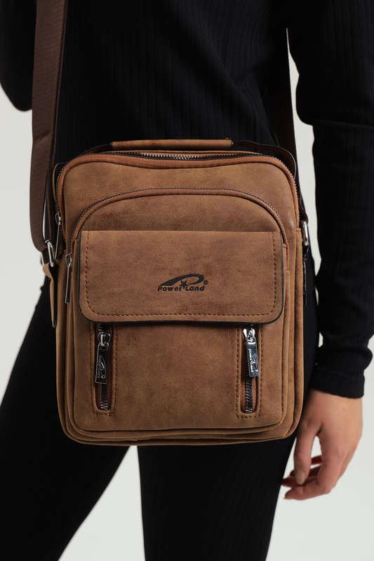 Powerland Luxury Skywalker Unisex Faux Leather Sling Bag