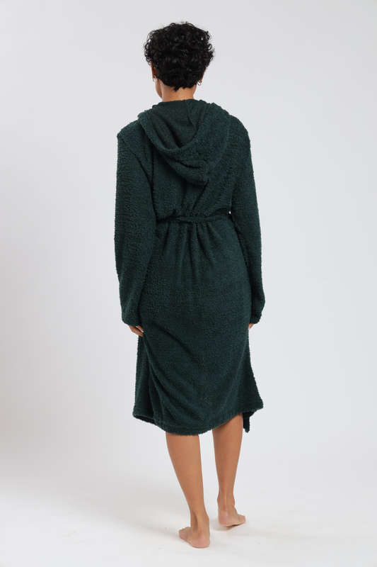 Blake Cozy Huggle Lightweight Hooded Winter Belted Gown