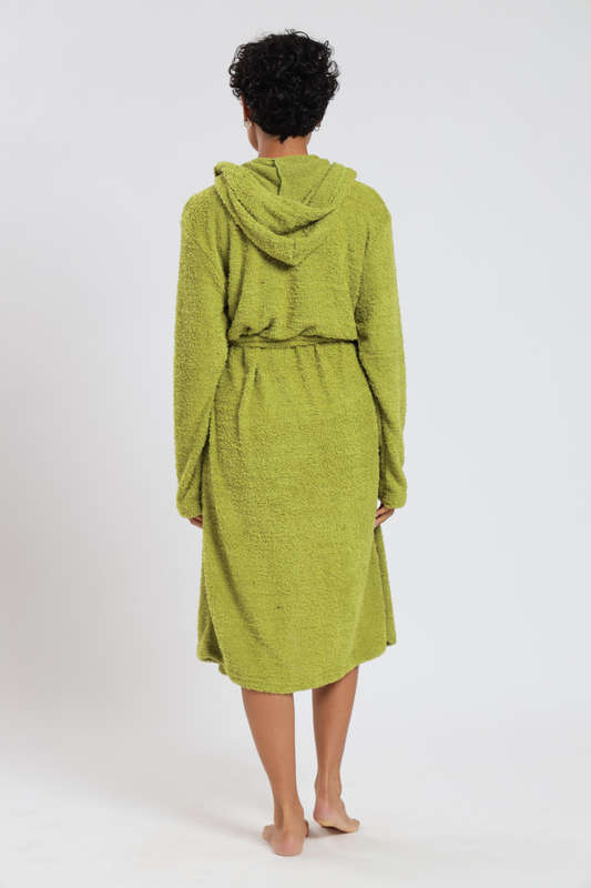 Blake Cozy Huggle Lightweight Hooded Winter Belted Gown