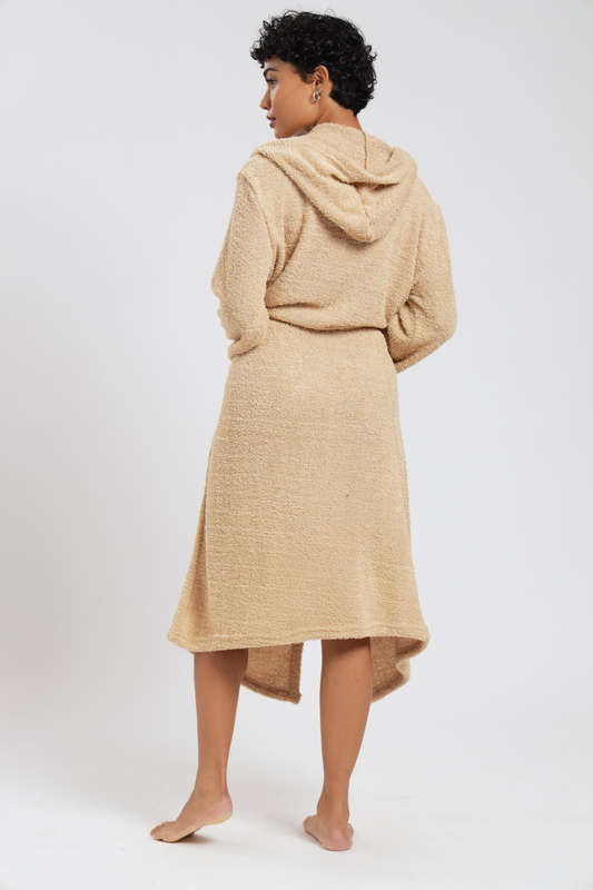 Blake Cozy Huggle Lightweight Hooded Winter Belted Gown