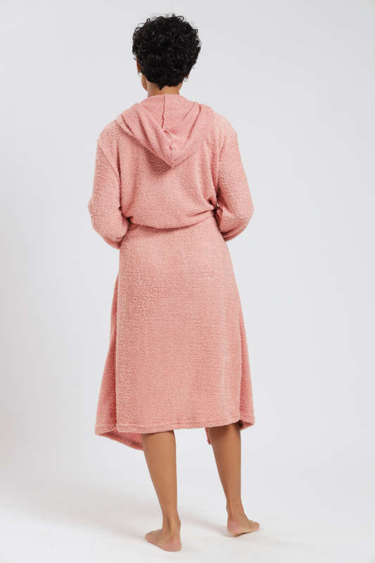 Blake Cozy Huggle Lightweight Hooded Winter Belted Gown