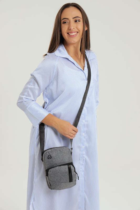 Classic Crossbody Sling Bag With Multiple Compartments