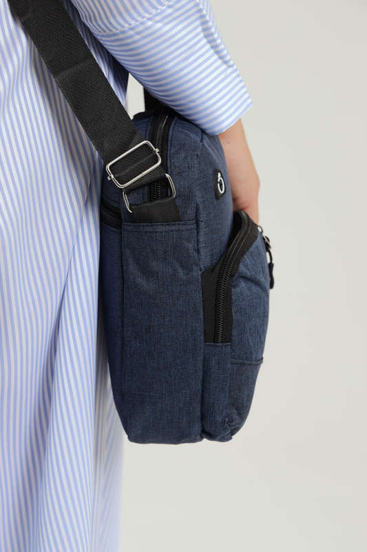 Classic Crossbody Sling Bag With Multiple Compartments