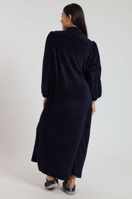 Huggle Ultra Plush Button Down Long Winter Gown