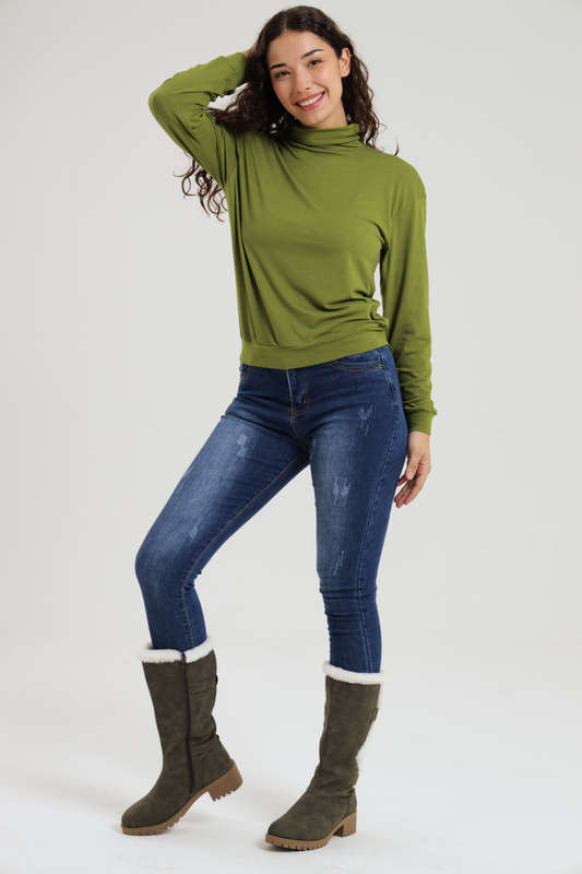 Ladies Lightweight Inner Polo-neck