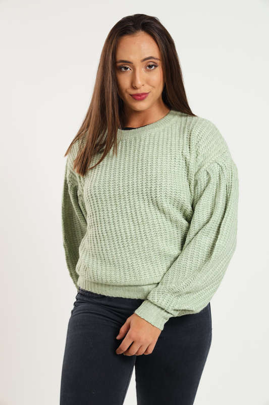 Ladies ZARA Cozy Plush Long Sleeve Pullover Sweater Jersey
