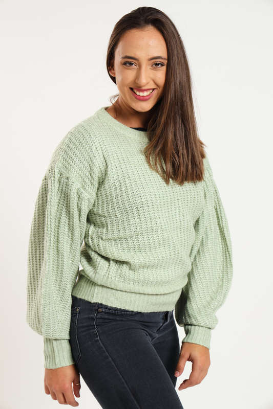 Ladies ZARA Cozy Plush Long Sleeve Pullover Sweater Jersey